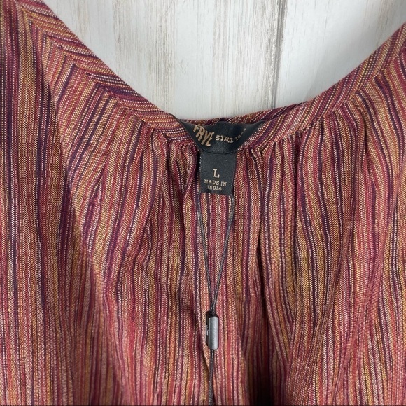 Frye "Space Dye Ikat" Midi Dress NWT - Picture 4 of 9